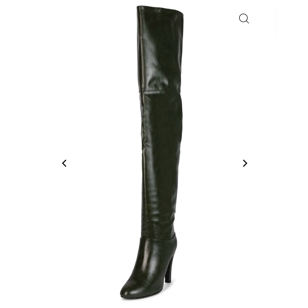 ✨Jeffrey Campbell (NWT) Over-the-Knee Olive Boots Size 6✨